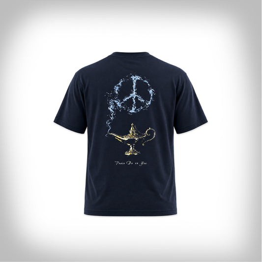 Wish for Peace Genie Tee - Black