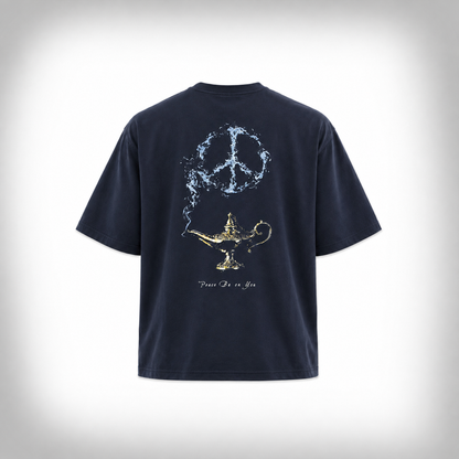 Wish for Peace Genie Tee - Black