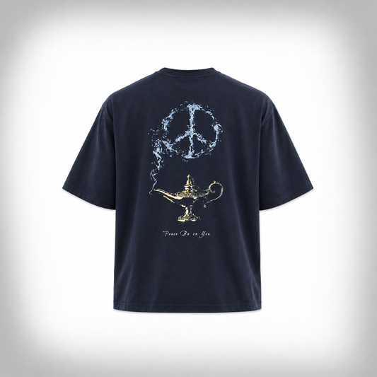 Wish for Peace Genie Tee - Black