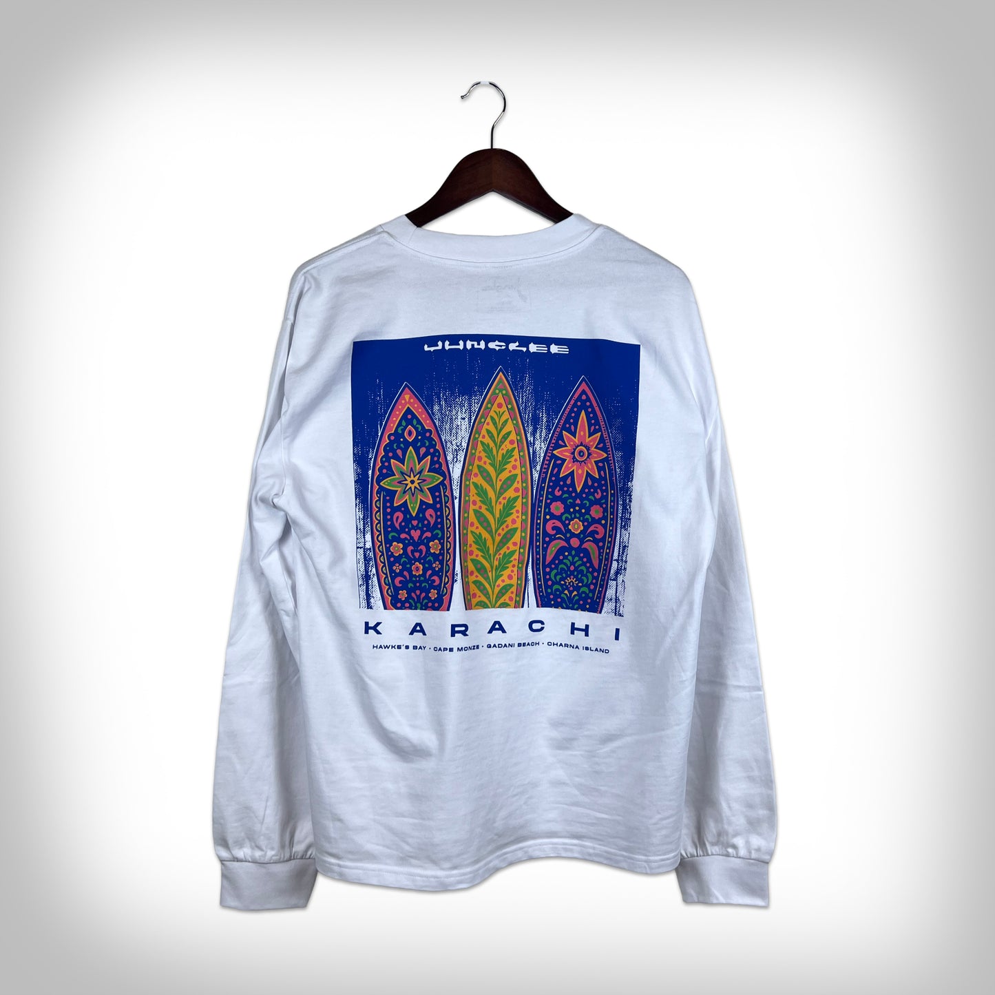 Karachi Surf Club Long Sleeve - White