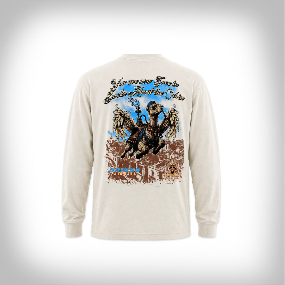 Air Shisha Long Sleeve Tee - Bone